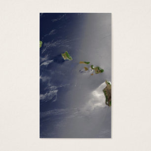 Vue de satellite d'îles hawaïennes
