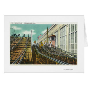 Vue de Steeplechase Rollercoaster