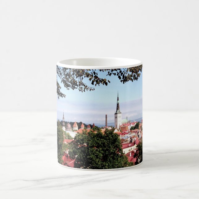 Vue de Tallinn, Estonie - tasse (Centre)