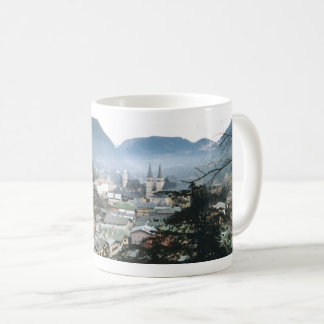 Vue de tasse de café de Berchtesgaden