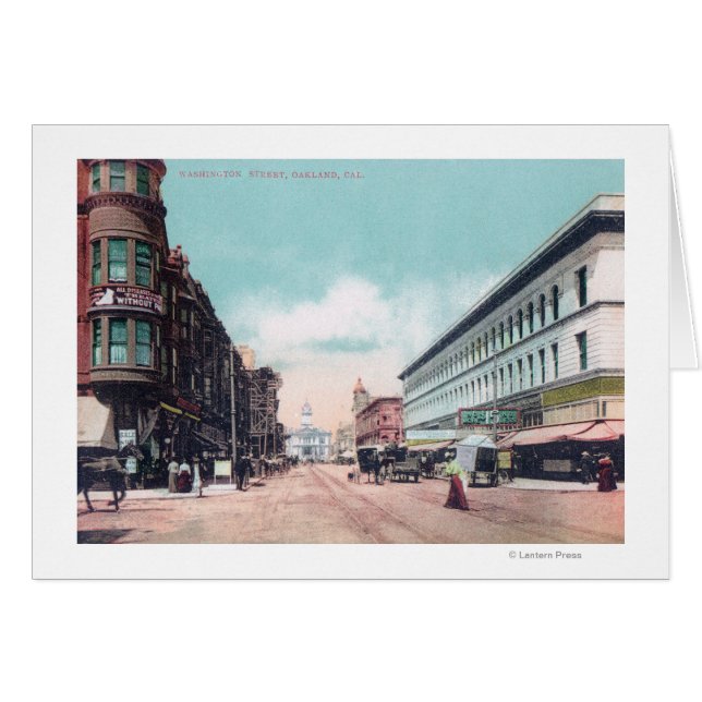 Vue de Washington StreetOakland, CA (Devant horizontal)