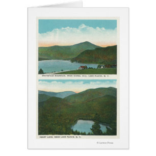Vue de Whiteface Mt de colline de signal, coeur