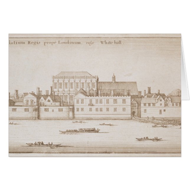 Vue de Whitehall, 1645 (Devant horizontal)