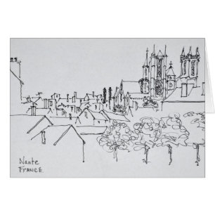Vue d'ensemble de la ville Nantes, France