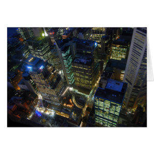 Vue depuis la carte Sydney Tower