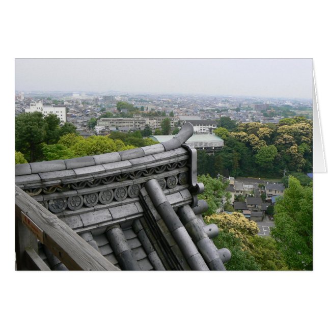 Vue depuis un château japonais (Devant horizontal)