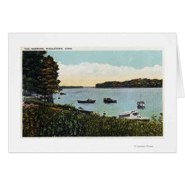 Vue des bateaux à Narrows (Devant horizontal)