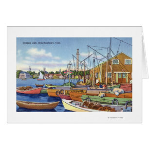 Vue des bateaux dans le port