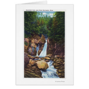 Vue des chutes Bash-Bish près de Great Barrington