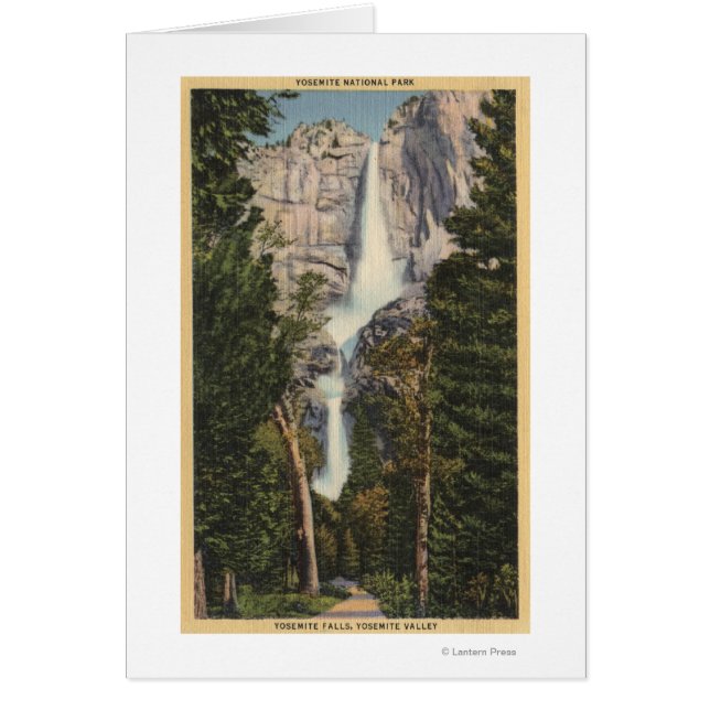 Vue des chutes et de la vallée de Yosemite (Devant)