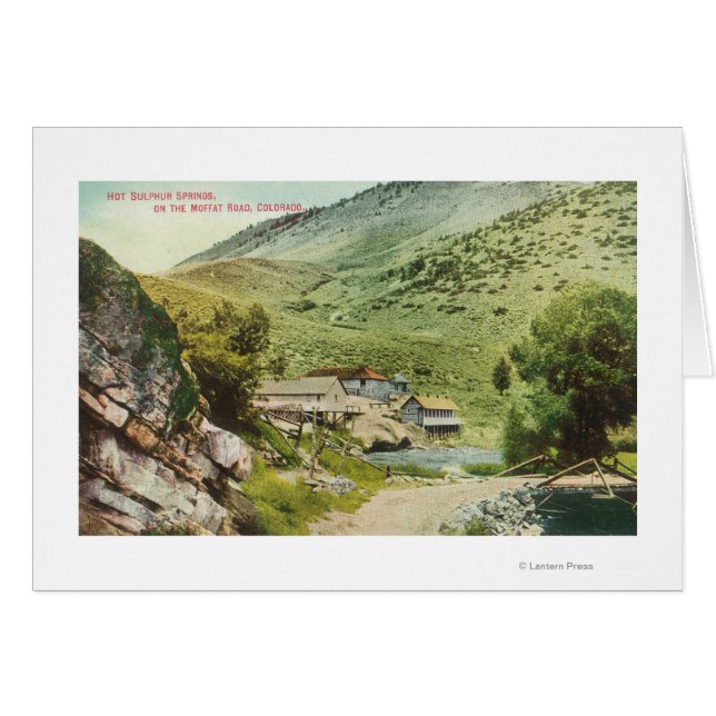 Vue des sources thermales de soufre sur le chemin  (Devant horizontal)