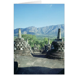 Vue des trois terrasses circulaires