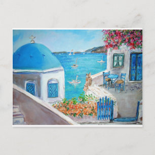 Vue d'Oia - carte postale