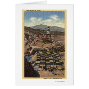 Vue du barrage Shasta