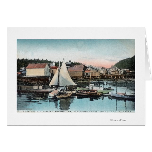 Vue du bord de mer du quai flottant (Devant horizontal)