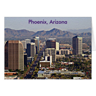 Vue du centre de Phoenix, Arizona