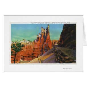 Vue du château de Gulliver et des nouveaux sentier