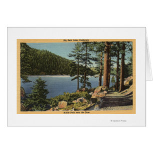 Vue du chemin de Bridle près du barrage