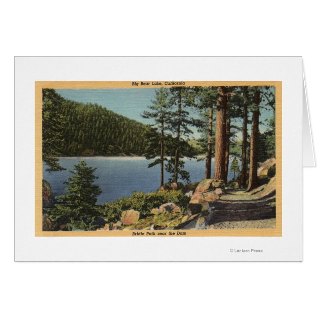 Vue du chemin de Bridle près du barrage (Devant horizontal)