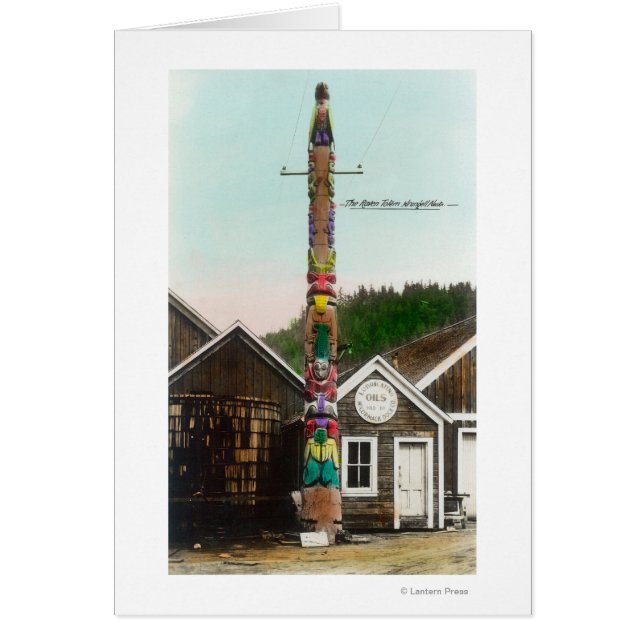 Vue du Corbeau TotempoleWrangell, AK (Devant)