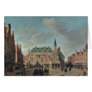 Vue du Grote Markt à Haarlem