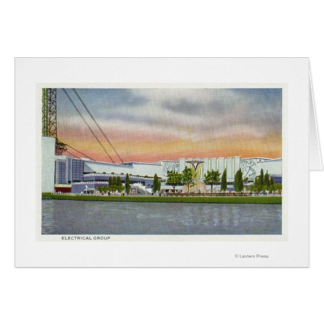 Vue du groupe électrique, World's 1934 (Devant horizontal)