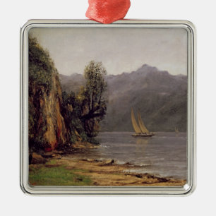 Vue du Lac Leman, c.1873-77 Metal Ornament