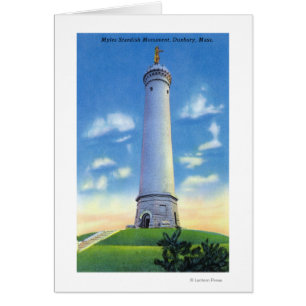 Vue du monument Myles Standish