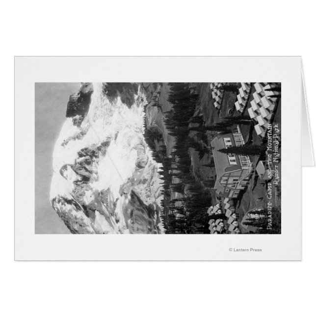 Vue du Paradise Camp et du Mont Rainier (Devant horizontal)