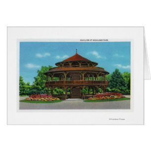 Vue du pavillon de Highland Park