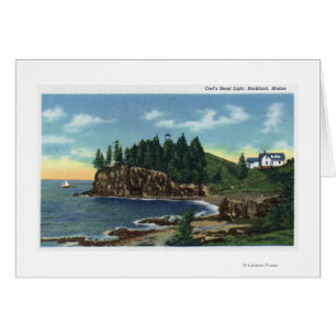 Vue du phare de Owl's Head