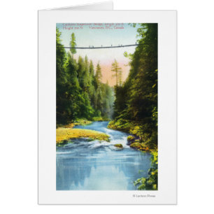 Vue du pont suspendu de Capilano # 2