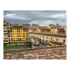 Vue du Ponte Vecchio, Florence Italie Poster
