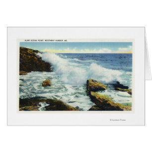 Vue du surf au point d'océan