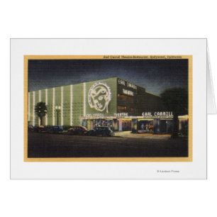 Vue du théâtre-restaurant Earl Carroll