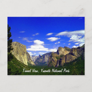 Vue du tunnel, carte postale du parc national Yose