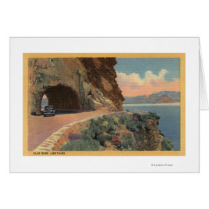 Vue du tunnel de Cave Rock depuis Hwy