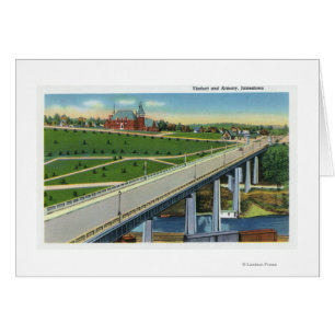 Vue du viaduc et de l'extérieur de l'arsenal