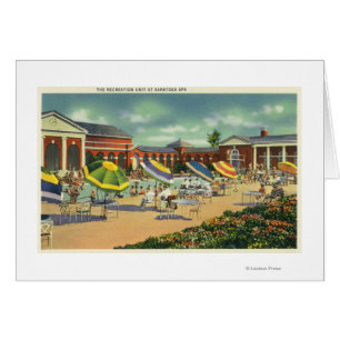 Vue d'unité de récréation de spa de Saratoga