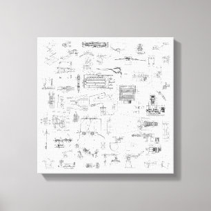 Vue éclatée Diagrammes de brevet toile étirée