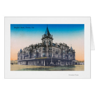 Vue extérieure de Hughes HotelFresno, CA