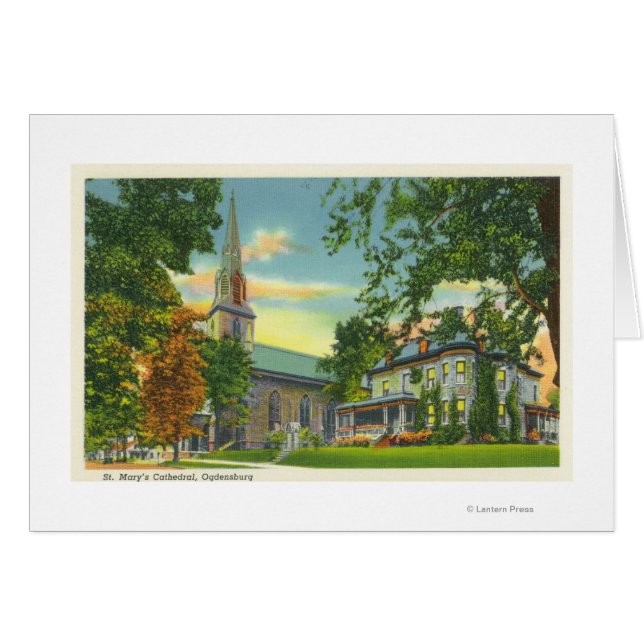 Vue extérieure de la cathédrale St. Mary's (Devant horizontal)