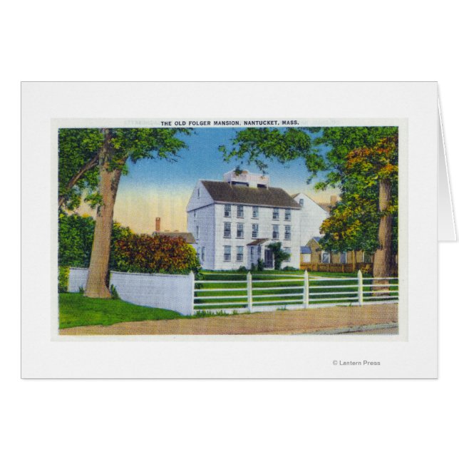 Vue extérieure de l'ancienne demeure de Folger (Devant horizontal)