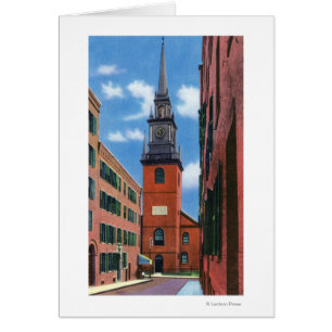 Vue extérieure de l'ancienne église du Nord