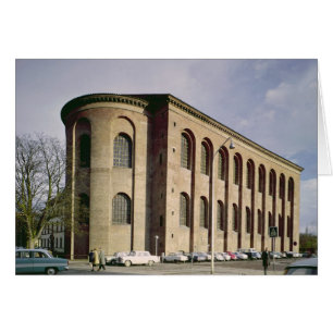 Vue extérieure de l'Aula Palatina, construit c.310