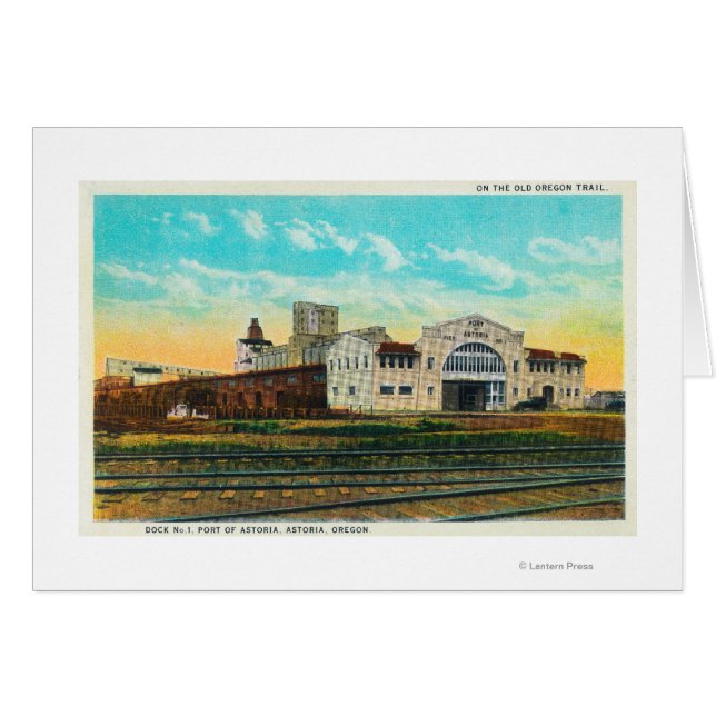 Vue extérieure de l'édifice Port of Astoria Dock (Devant horizontal)