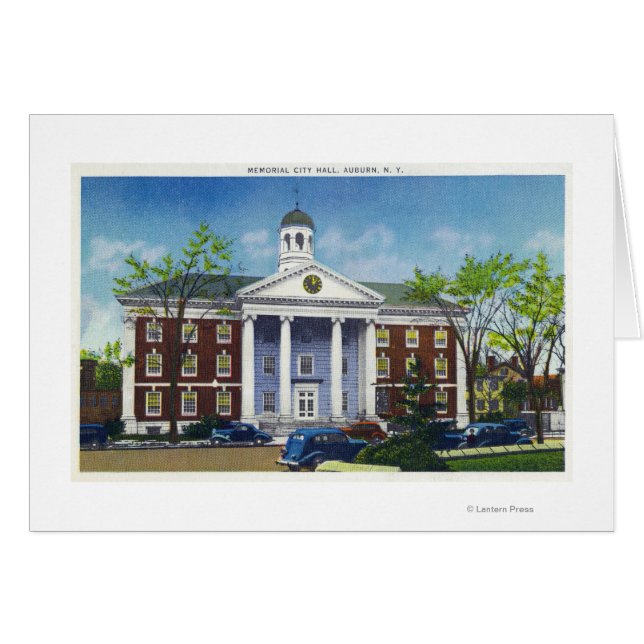 Vue extérieure de l'hôtel de ville Memorial (Devant horizontal)