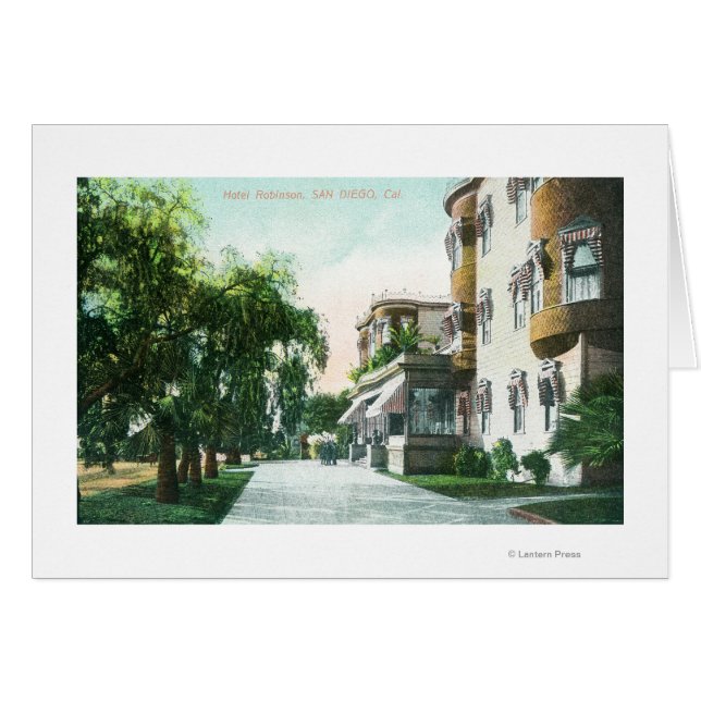 Vue extérieure de l'hôtel Robinson (Devant horizontal)