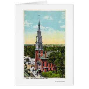 Vue extérieure d'église de rue de parc