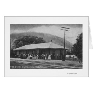 Vue extérieure du dépôt ferroviaire